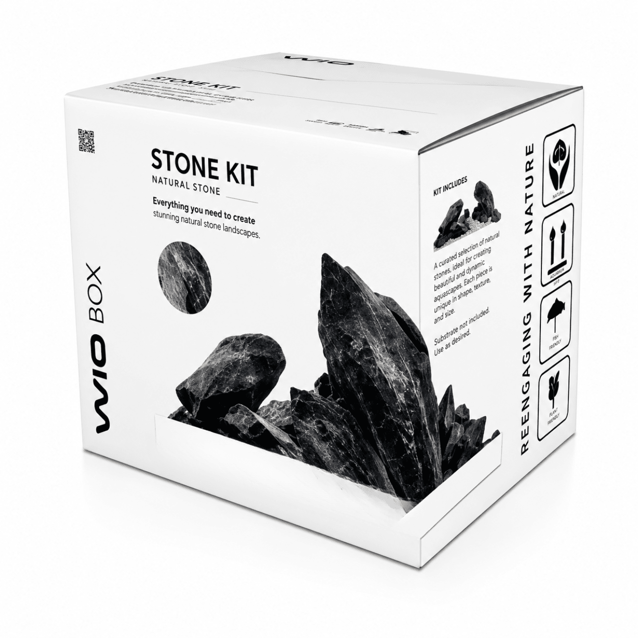 WIO - Black Ryuoh Stone Wood and Rock WIO 46 lb Mega Box