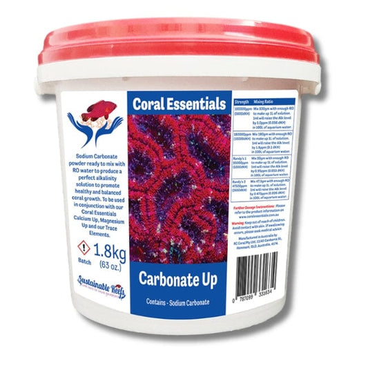 Coral Essentials Cal, Alk, Mag Powders aquarium additives DaluaAustralia Carbonate Up 1.8kg
