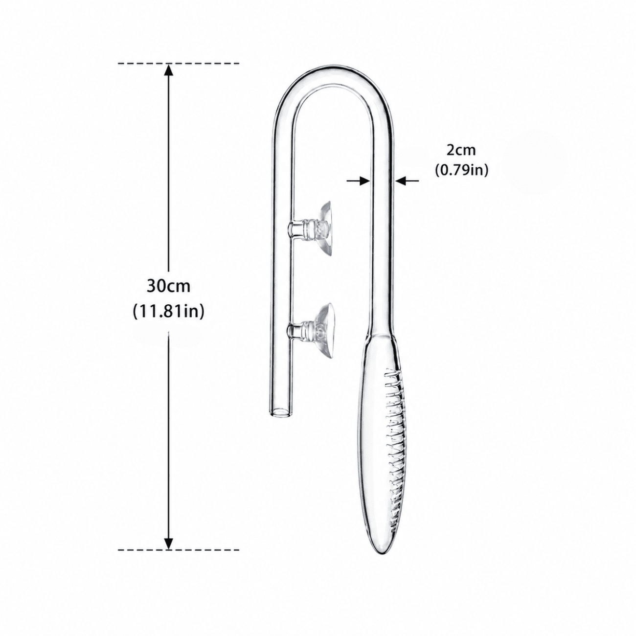 Glass Inlet Wide Mouth glass inlet lily pipes DALUA