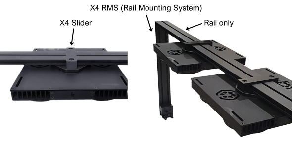 36" AQUARIUM X4 LIGHTING BUNDLE 6 X4 RMS Kit 36