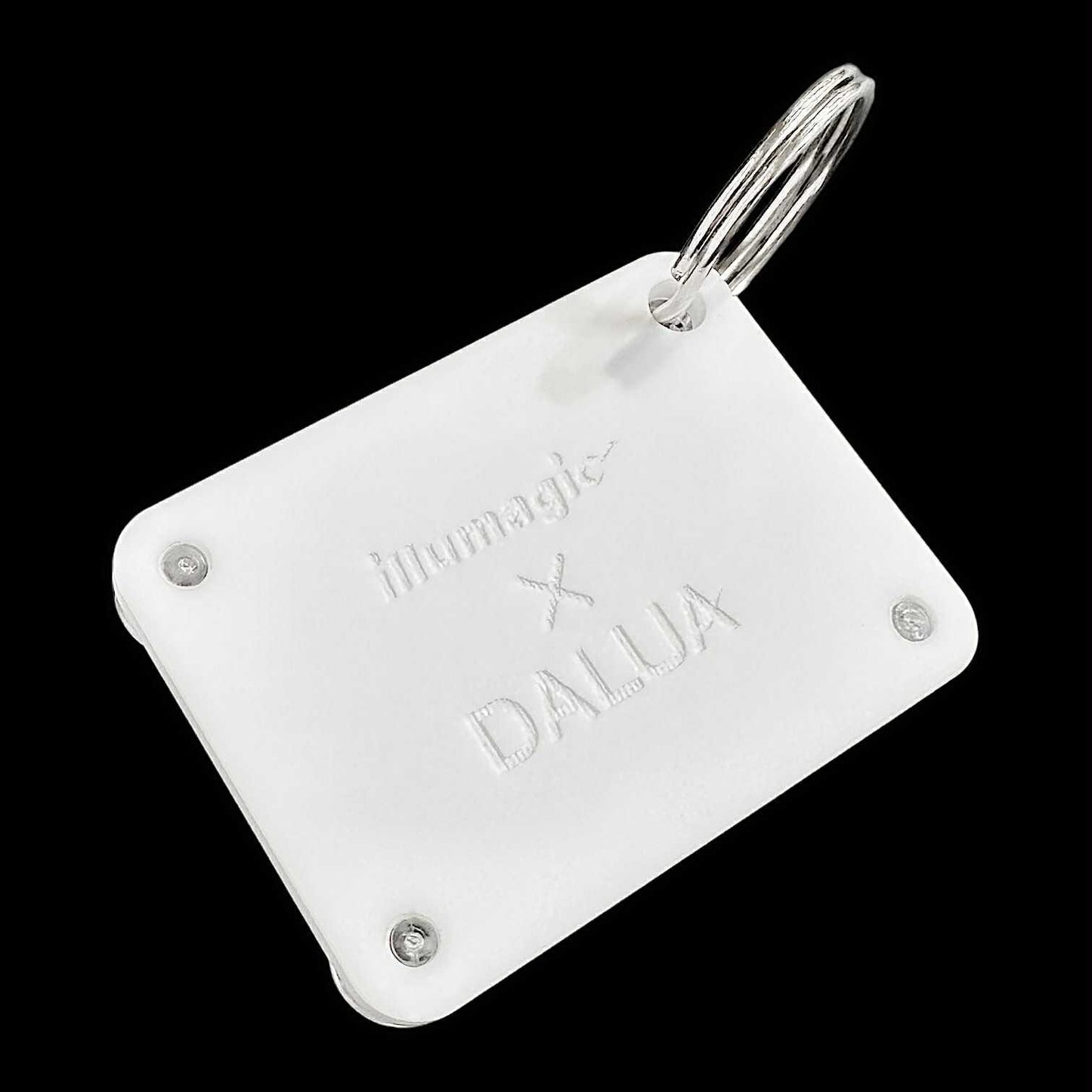 Black Friday Key Chain Wood and Rock WIO 