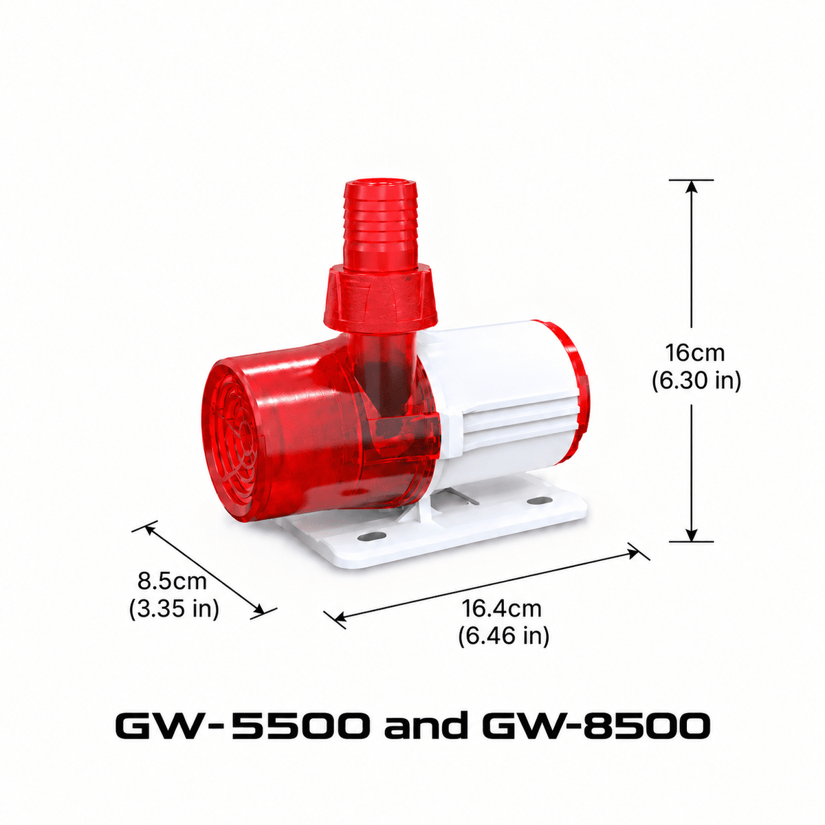 Great White Return Pump Wifi AQUARIUM PUMPS DALUA 5,500lph (1,450gph) 