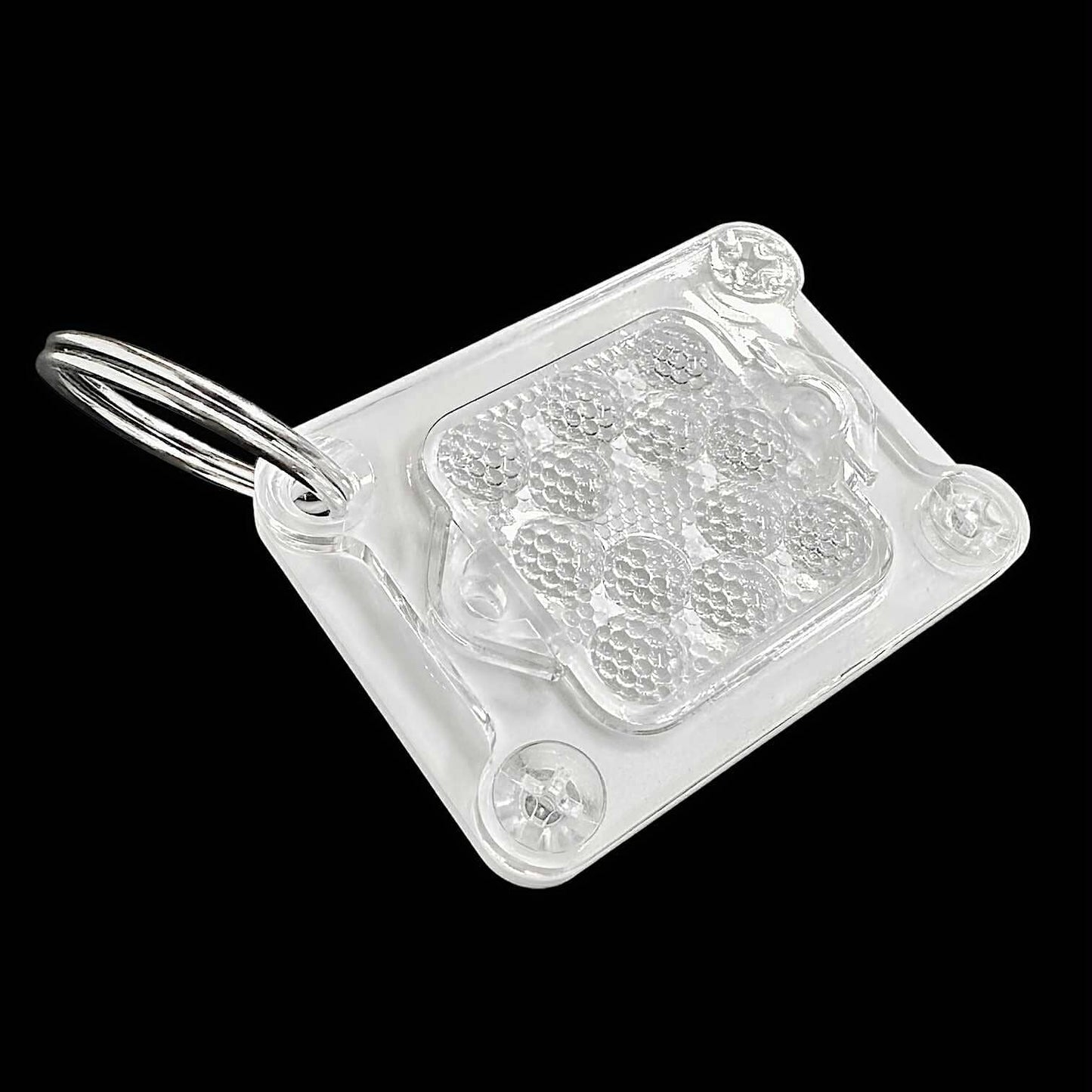 Black Friday Key Chain Wood and Rock WIO 