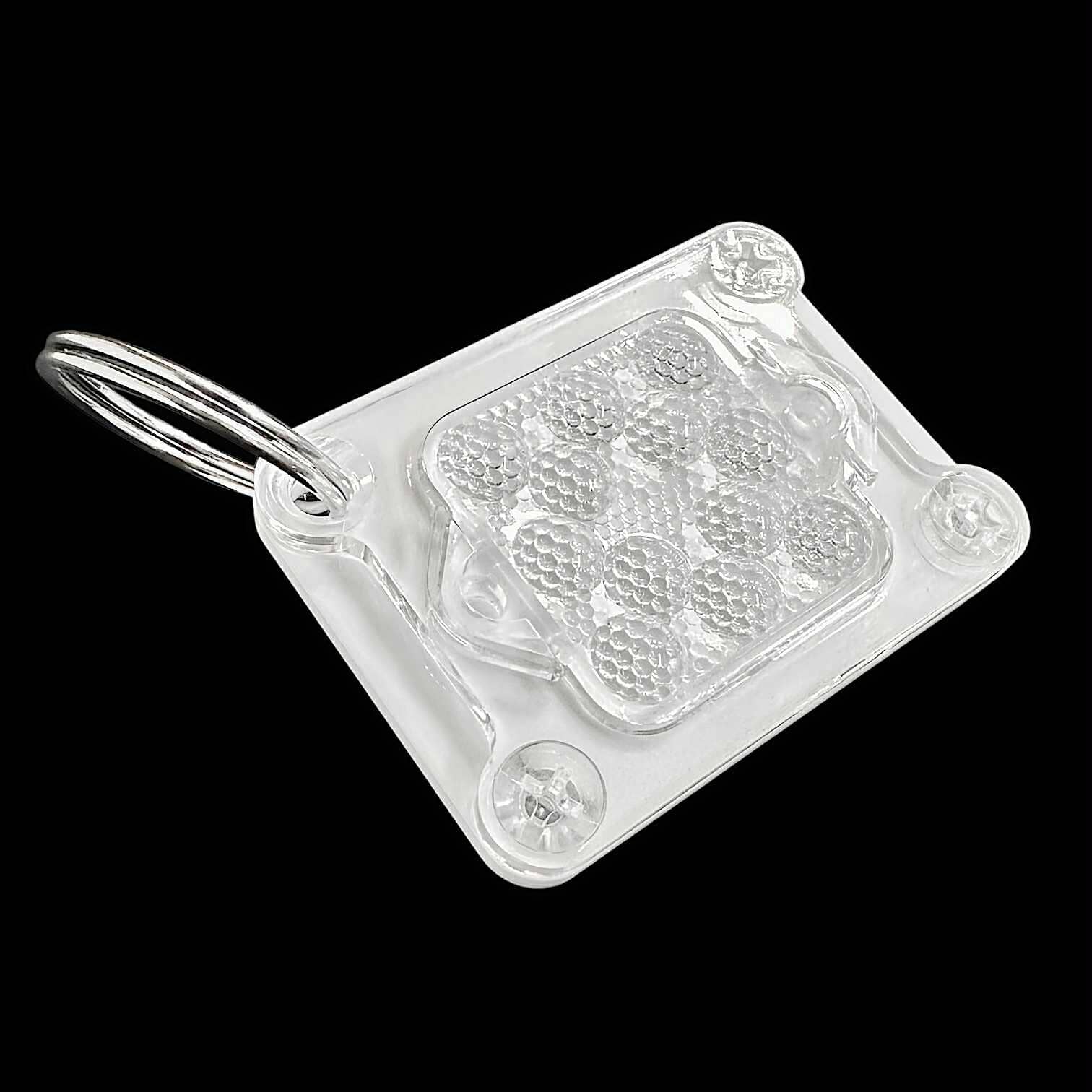 Black Friday Key Chain Wood and Rock WIO 