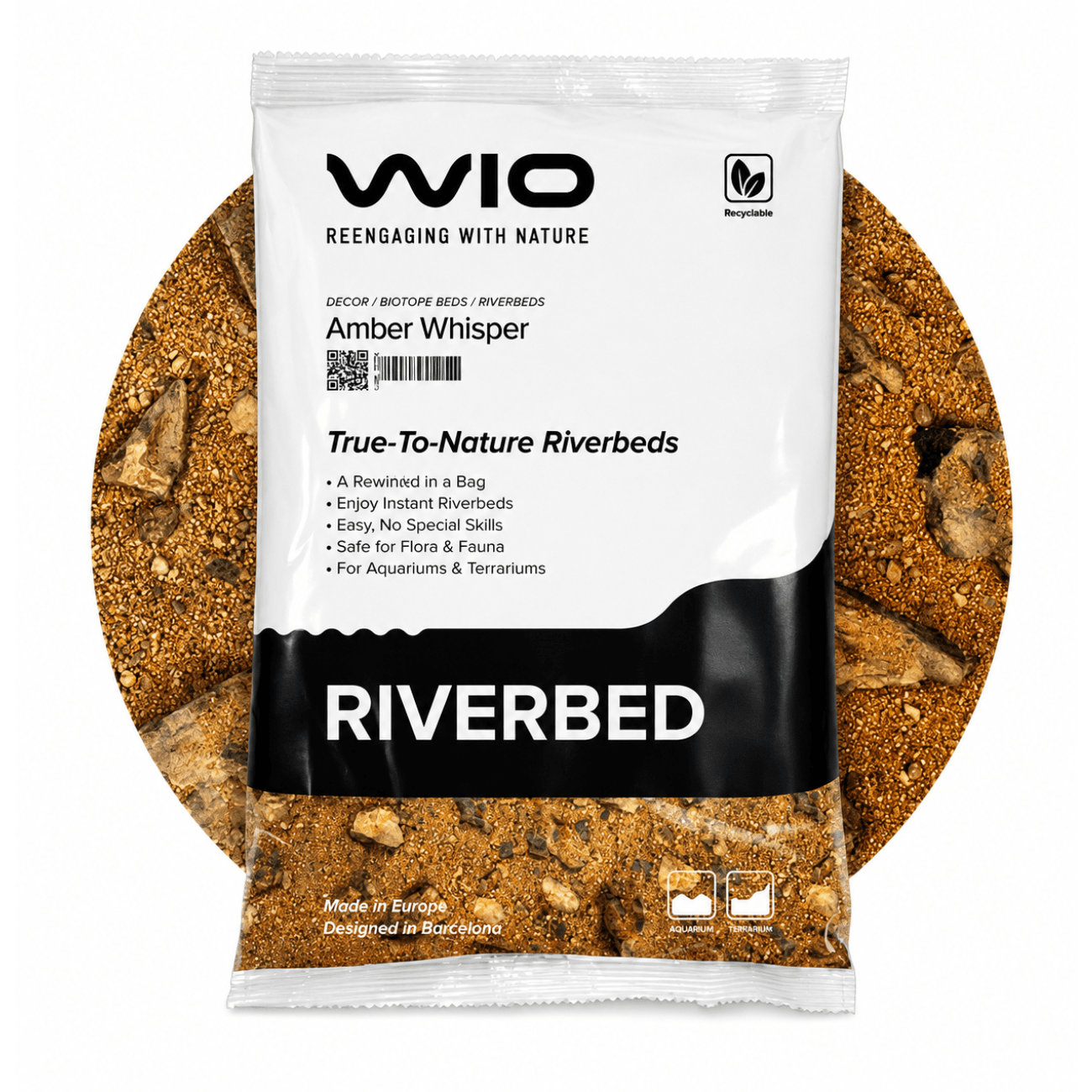 WIO - Amber Dragon Riverbed Soil and Substrate WIO 6.6lbs 