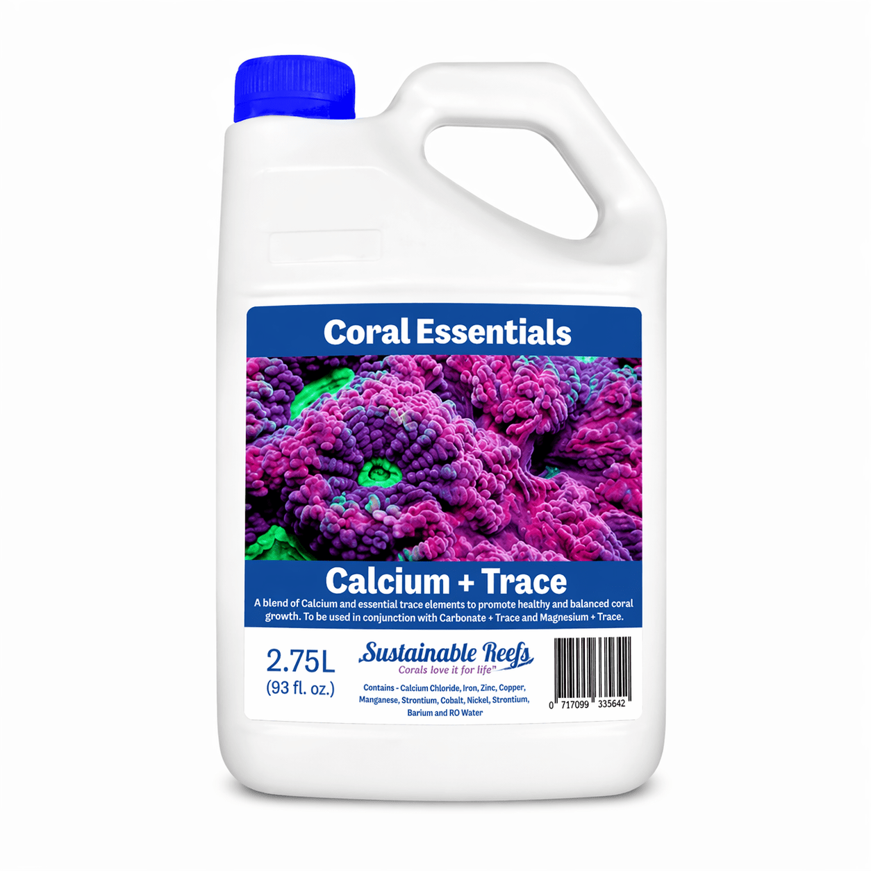 Coral Essentials Calcium, Alkalinity, Magnesium 2.75L (93fl. oz.) AQUARIUM additives DALUA Calcium + Traces 