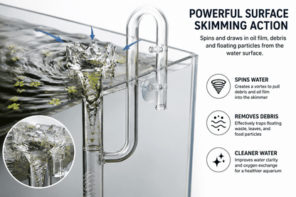 Surface Skimmer Inlet glass inlet lily pipes Dalua 