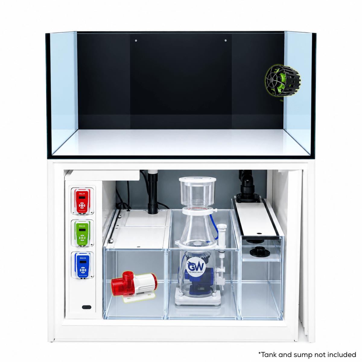 Filtration Bundle – WiFi Wave Maker + Pump + Skimmer PROTEIN SKIMMER DALUA 80g - 120g Aquariums 