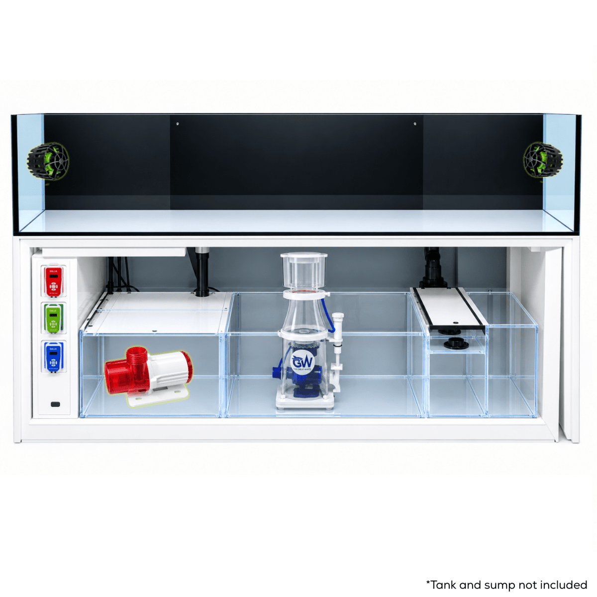 Filtration Bundle – WiFi Wave Maker + Pump + Skimmer PROTEIN SKIMMER DALUA 160g - 200g Aquariums 