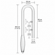 Glass Inlet Wide Mouth glass inlet lily pipes DALUA