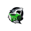 Great White Wave Maker Sticker merchandise DALUA 