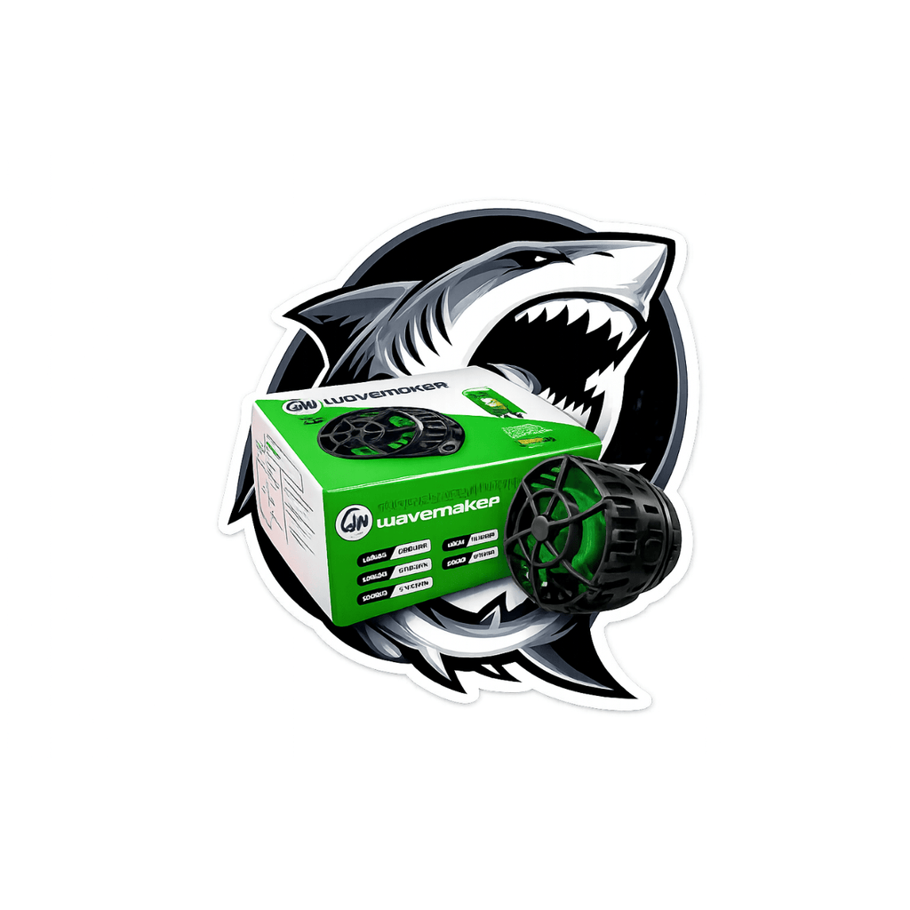 Great White Wave Maker Sticker merchandise DALUA 