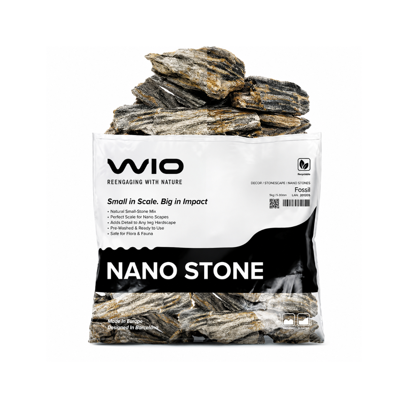 WIO - Grey Fossil Stone