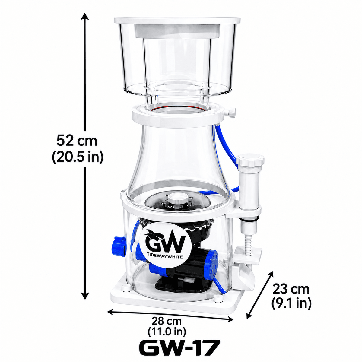 Great White Skimmer Wifi PROTEIN SKIMMER DALUA GW-17 up to 450 Gallons 