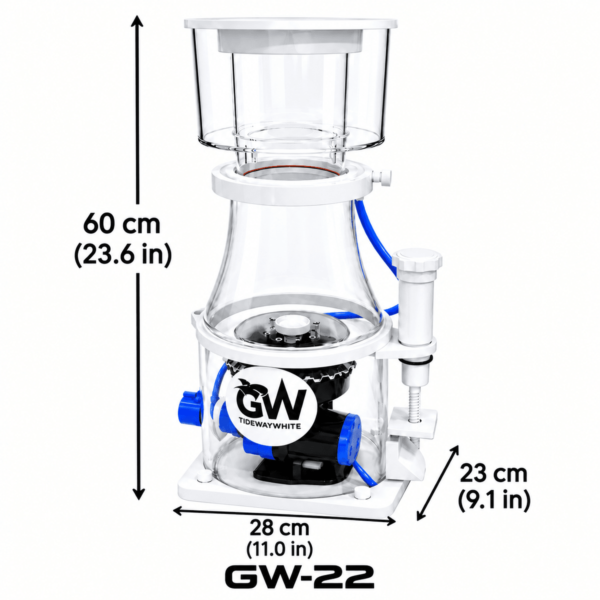 Great White Skimmer Wifi PROTEIN SKIMMER DALUA GW-22 up to 580 Gallons 