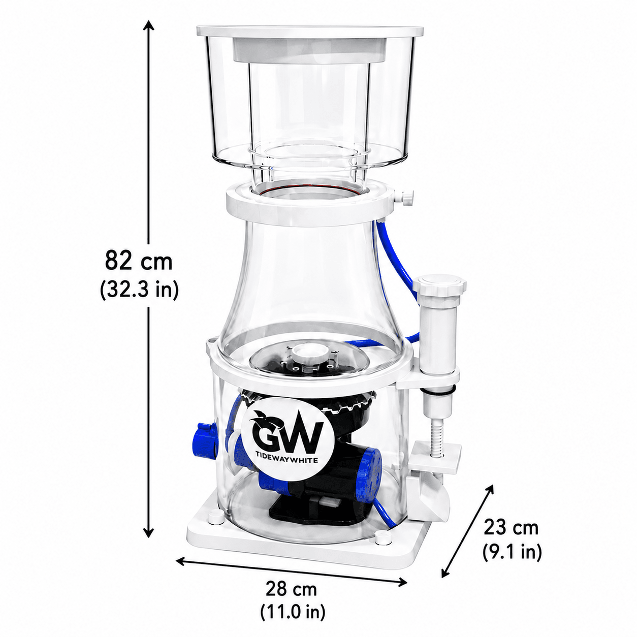 Great White Skimmer Wifi * Late July Delivery * PROTEIN SKIMMER DALUA GW-30 up to 750 Gallons 