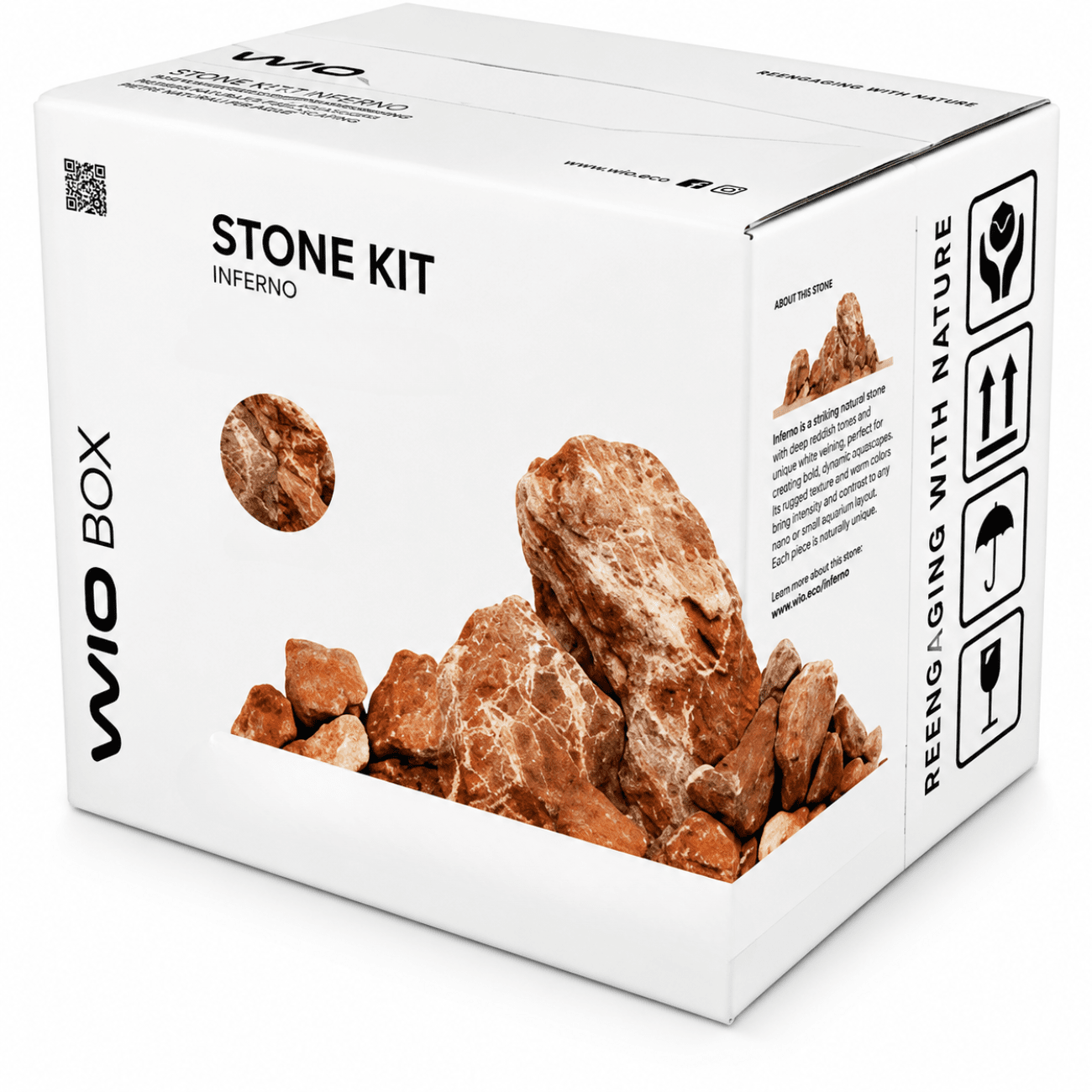 WIO - Inferno Stone Wood and Rock WIO 46 lb Mega Box 