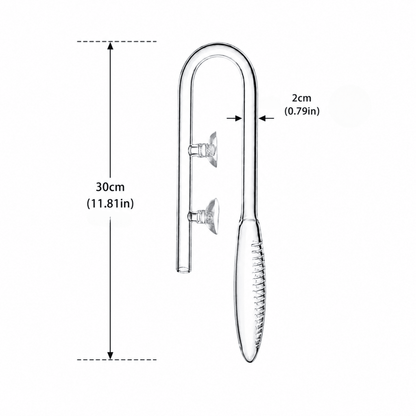 Glass Inlet Wide Mouth glass inlet lily pipes DALUA 