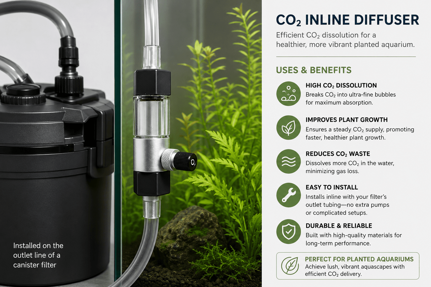 Inline CO2 Diffuser inline co2 diffuser DaluaAustralia 