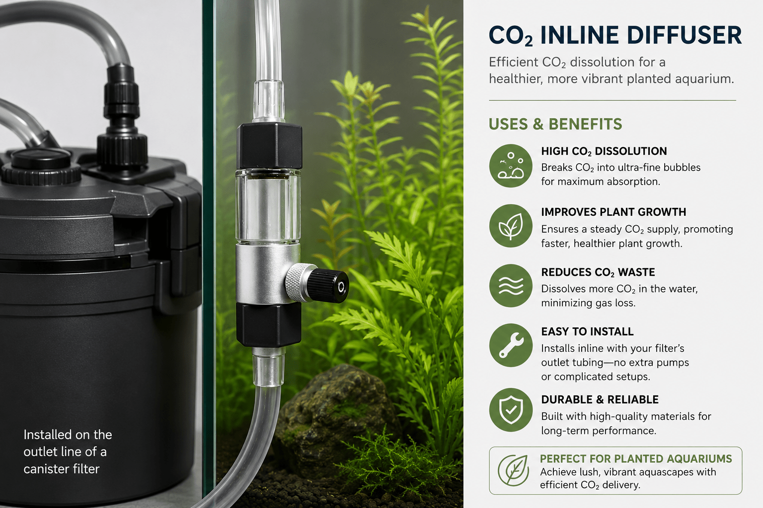 CO₂ Essentials Upgrade Kit – Regulator, Diffuser & Free Fertiliser co2 regulator DaluaAustralia 
