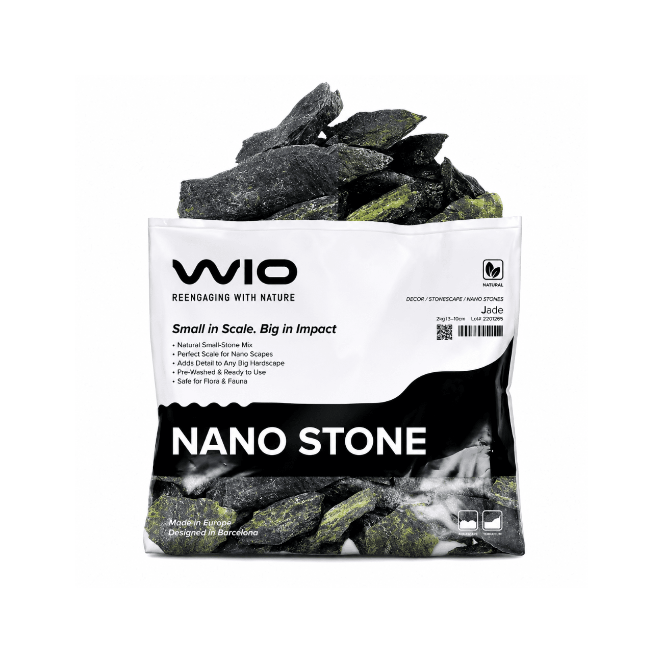 WIO - Jade Stone Wood and Rock WIO 4.4 lb Nano Bag 