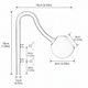 Lake Slow-Flow Outlet glass outlet lily pipes DaluaAustralia 12/16mm 