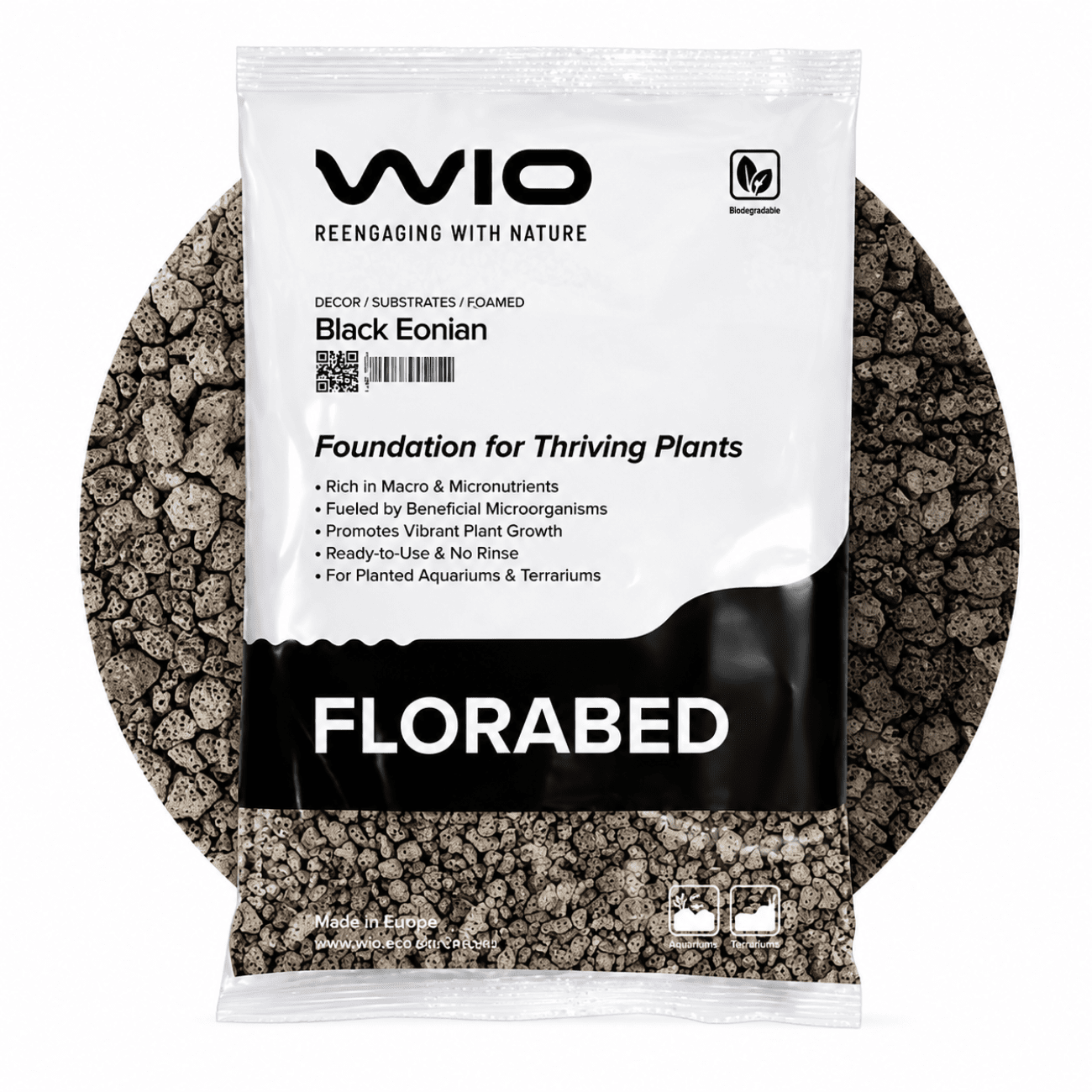 Plant Growth Black Florabed Soil and Substrate WIO 3.3 lb - Thick 