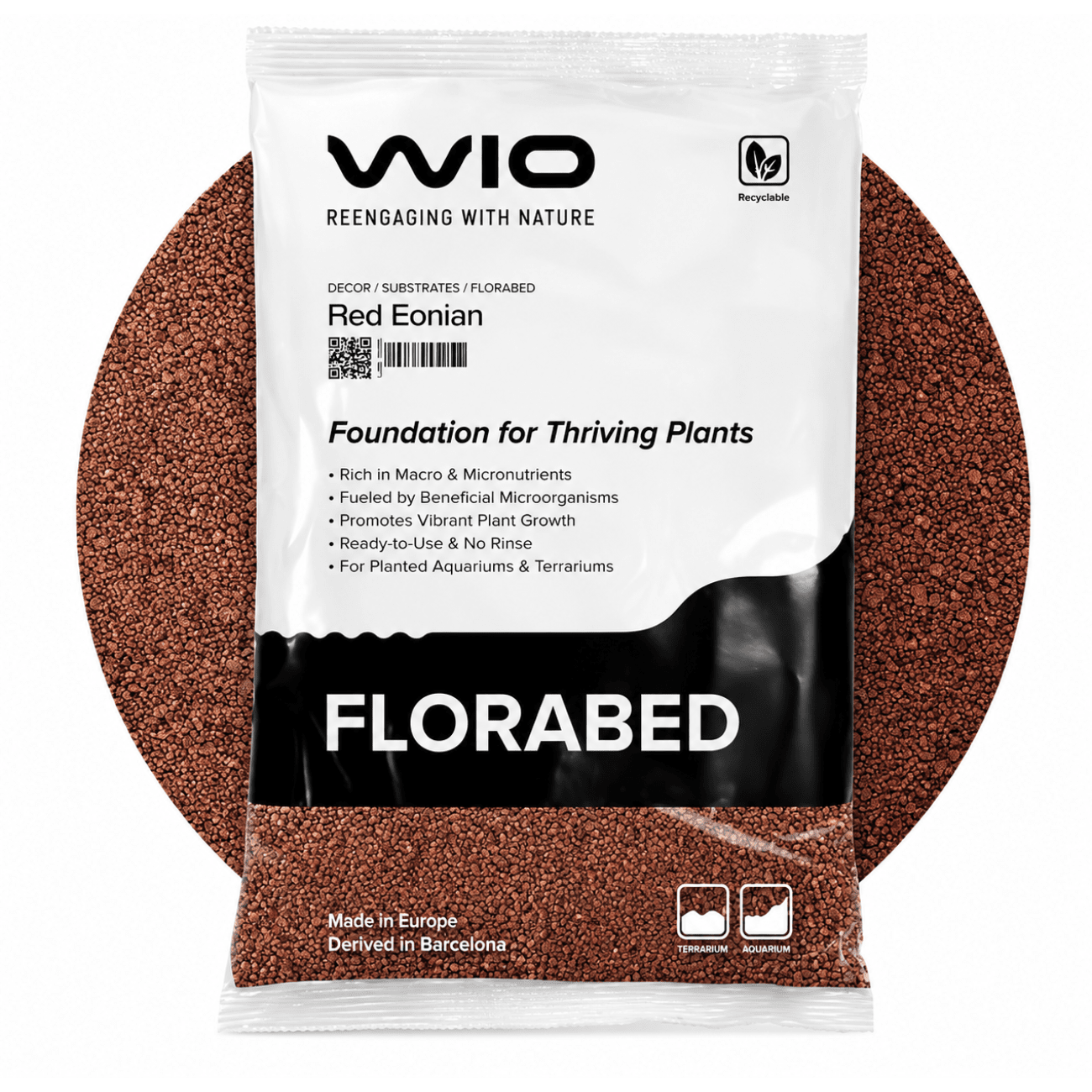 Plant Growth Red Florabed Soil and Substrate WIO 3.3 lb - Fine 