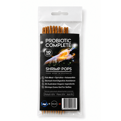 Shrimp Pops By SAS DaluaAustralia Probiotic Pack of 10 
