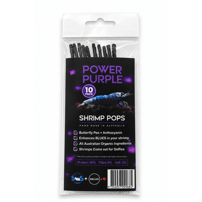 Shrimp Pops By SAS DaluaAustralia Purple Power Pack of 10 