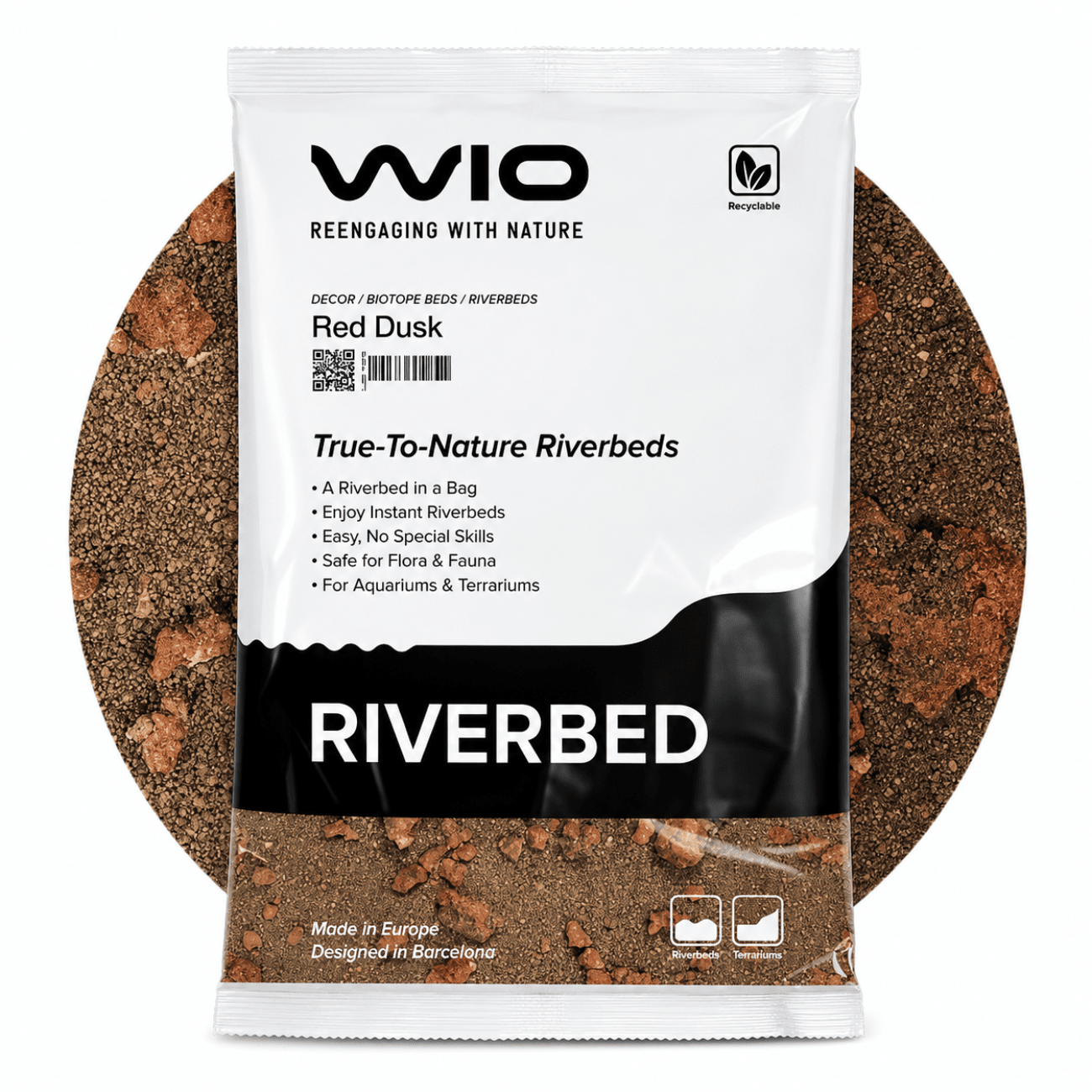 WIO - Red Dusk Riverbed Soil and Substrate WIO 3.3 lb 