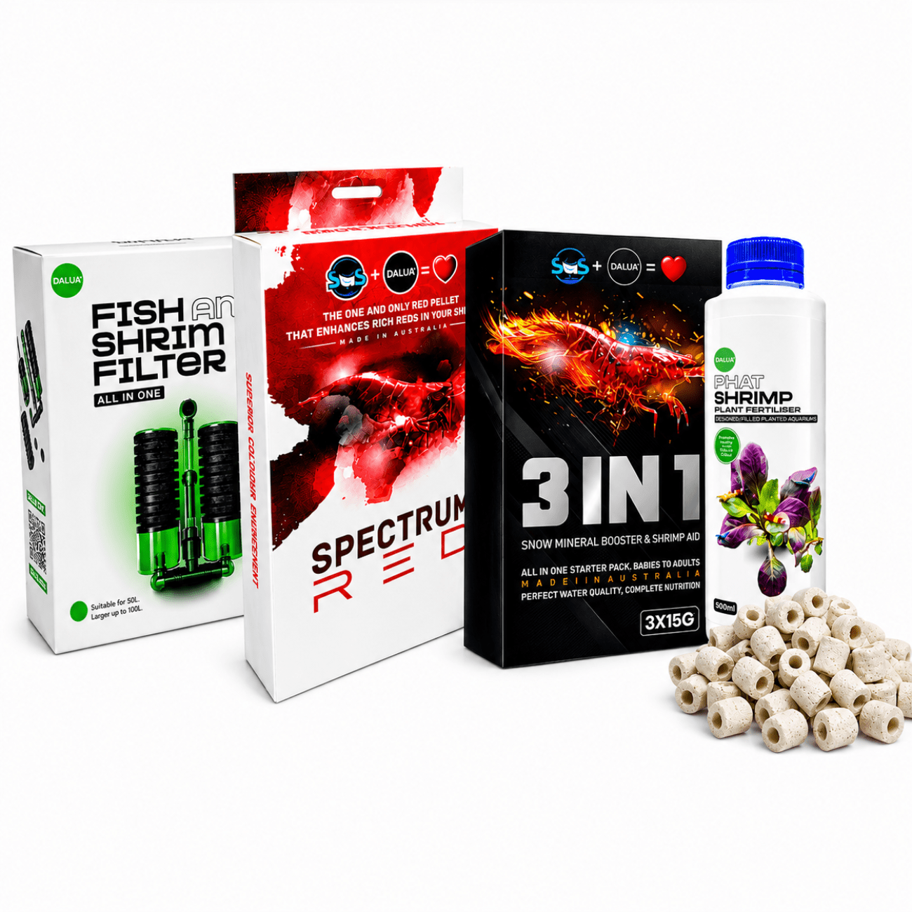 Shrimp Starter Kit Bundle – Complete Setup for Healthy, Thriving Shrimp filter DaluaAustralia 