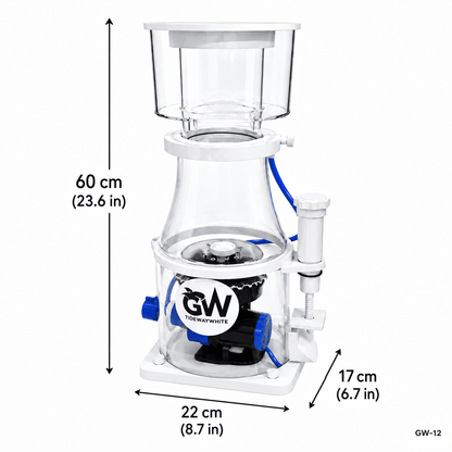 Great White Skimmer Wifi PROTEIN SKIMMER DALUA GW-12 up to 320 Gallons 