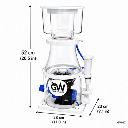 Great White Skimmer Wifi PROTEIN SKIMMER DALUA GW-17 up to 450 Gallons 