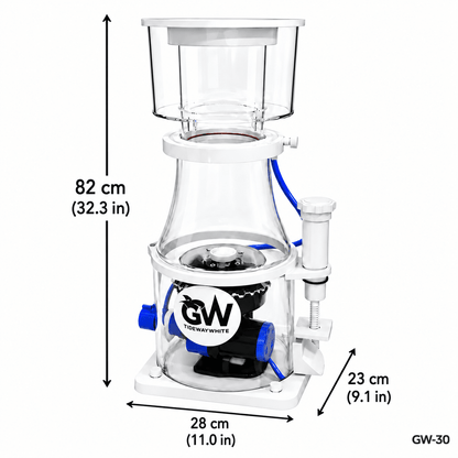 Great White Skimmer Wifi PROTEIN SKIMMER DALUA GW-30 up to 750 Gallons 