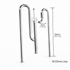 Inlet and Outlet + Skimmer Stainless Steel Lily Pipe Set inlet outlet skimmer filter lily pipes DaluaAustralia 