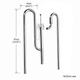 Inlet and Outlet + Skimmer Stainless Steel Lily Pipe Set inlet outlet skimmer filter lily pipes DaluaAustralia 16/22mm pipes