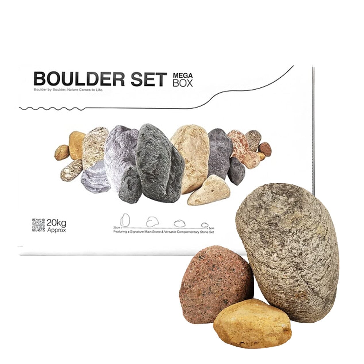 WIO - Mcdonald Lake Boulder Mega Box Set 22kg Wood and Rock WIO 