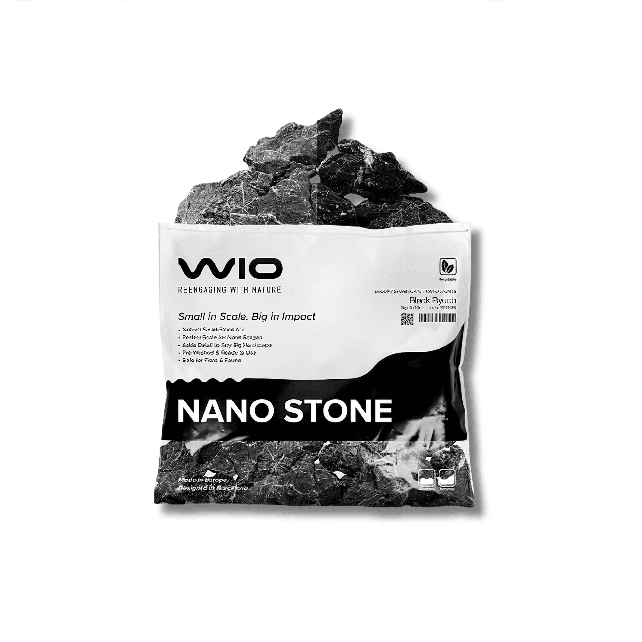 WIO - Black Ryuoh Stone Wood and Rock WIO 4.4 lb Nano Bag 